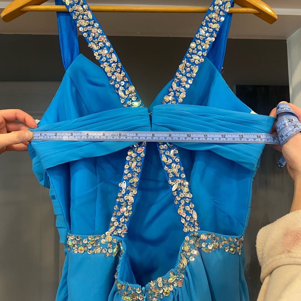 Backless Rhinestone Dress - Picture 7 of 10